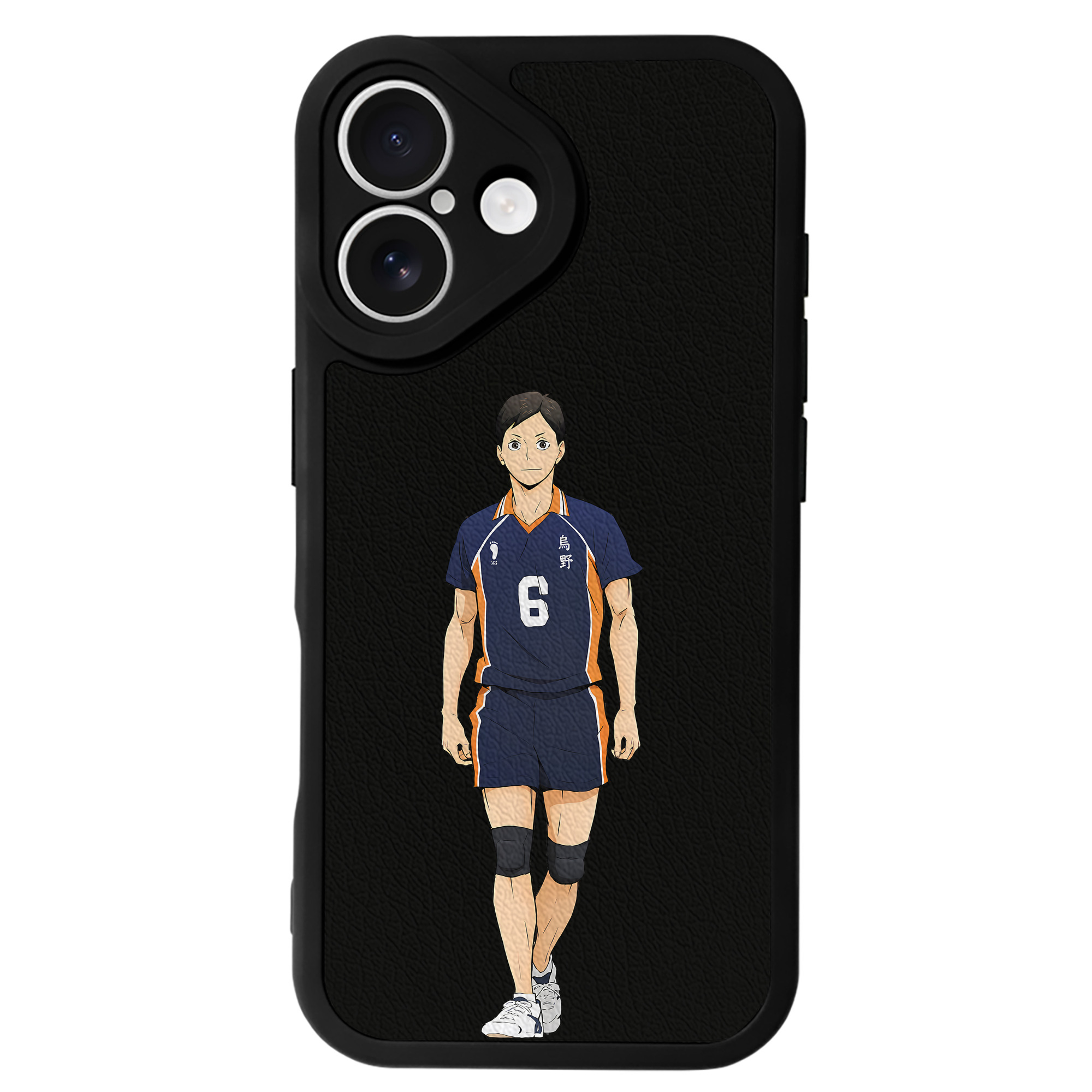 （画像用） ハイキュー!! Haikyu!! 【iPhone 16シリーズ対応】シリコンスマホケース（レザー調） 材質：シリコン
